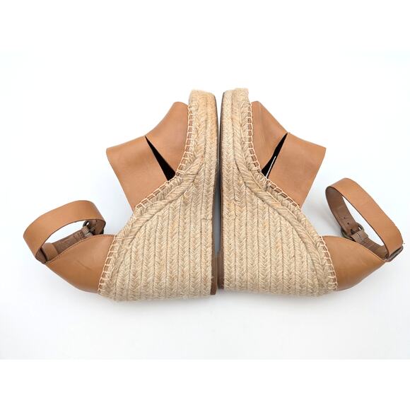 Treasure & Bond Sannibel Platform Wedge Sandal Women's Brown Size US7.5M EU38 - Picture 4 of 7